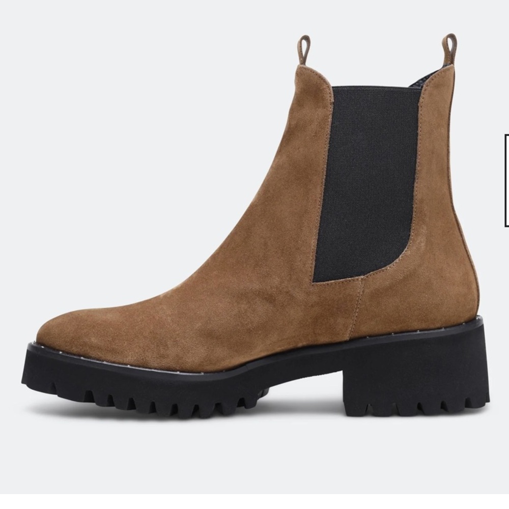 Freda Salvador Brooke Brown Suede Boot 7.5